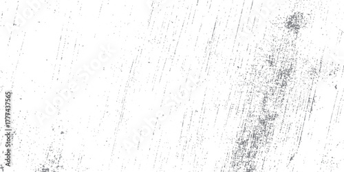White background with scattered grey distressed grunge texture and abstract marks vector