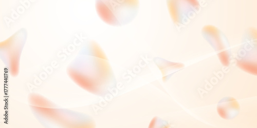 Abstract liquid wave background. Modern design vector illustration.