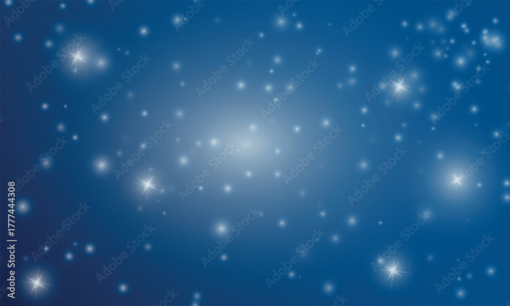 MobileChristmas background. On a blue bokeh background