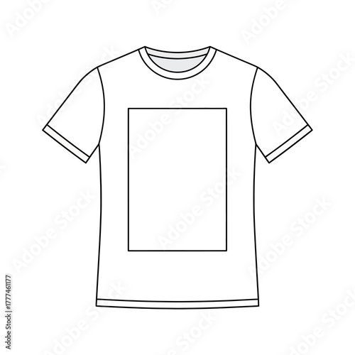 Create vibrant custom apparel designs with this versatile t-shirt template