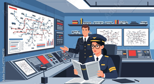 Teamwork in transit control ensuring safety and efficiency through communication