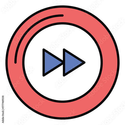 Free Download Fast Forward Audio Icon for Music and Sound Streaming - GFXLoad