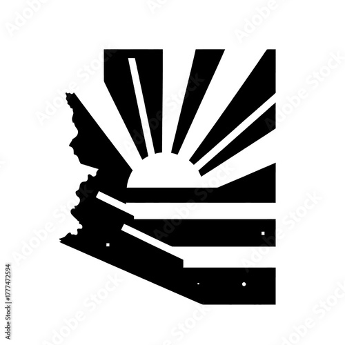 state of Arizona vector black and white, arizona, america, usa, vector, black and white, map, wallpaper, image