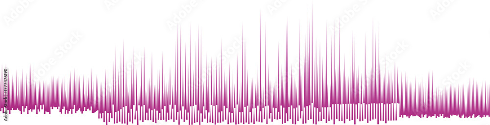 Fototapeta premium sound wave Effect. gradient music. rainbow wave. rainbow sound wave Effect.Sound wave red.