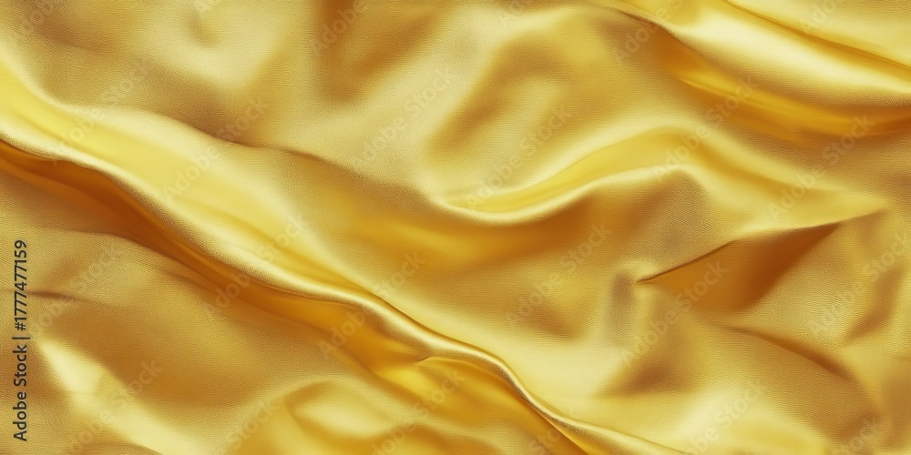 Fototapeta premium Elegant Golden Textile Background Featuring Luxurious Textured Fabrics for Stunning Design Projects