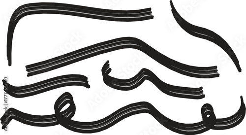 black and white paint