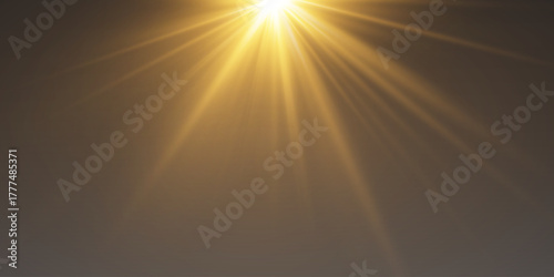 Light flash of rays, explosion of light. Vector illustration