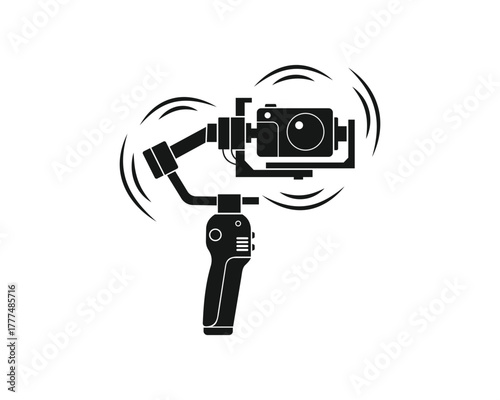 Gimbal stabilizer for smartphone on