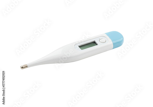 Isolated digital thermometer for checking body temperature medical measuring device tool
