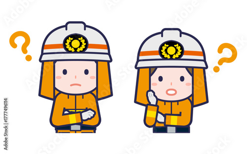 消防士／2人組／男女 04