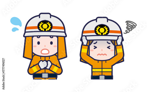 消防士／2人組／男女 06