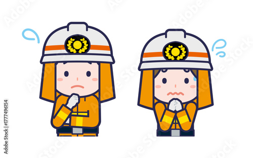 消防士／2人組／男女 05