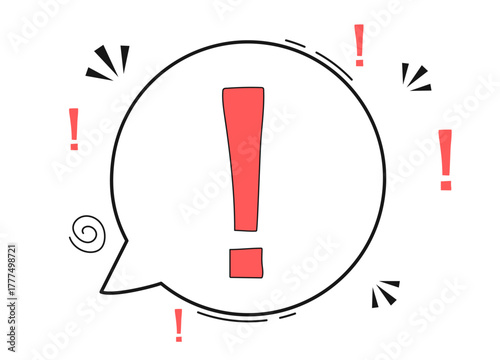 Colorful speech bubble highlights excitement and importance.