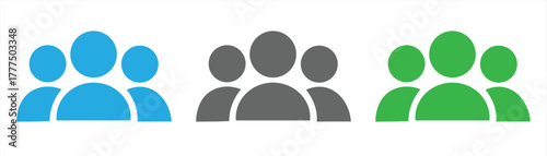 group people icon vector