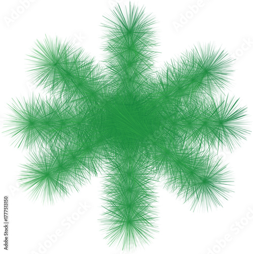 green christmas tree