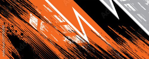 abstract racing background banner vector