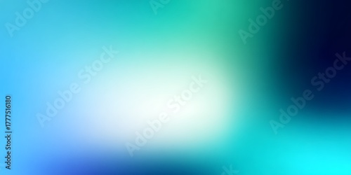 Soft focus abstract background with luminous blue and green hues