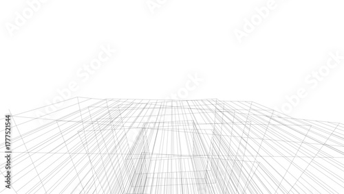 Abstract architectural background vector illustration