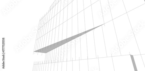 Abstract architectural background vector illustration