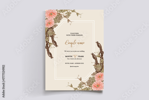 Save the date wedding invitation templates