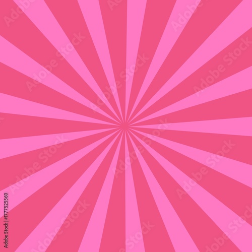 Pink concentrated lines background illustration