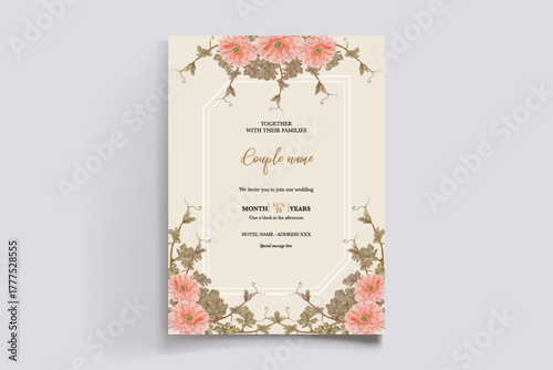 Save the date wedding invitation templates