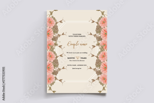 Save the date wedding invitation templates