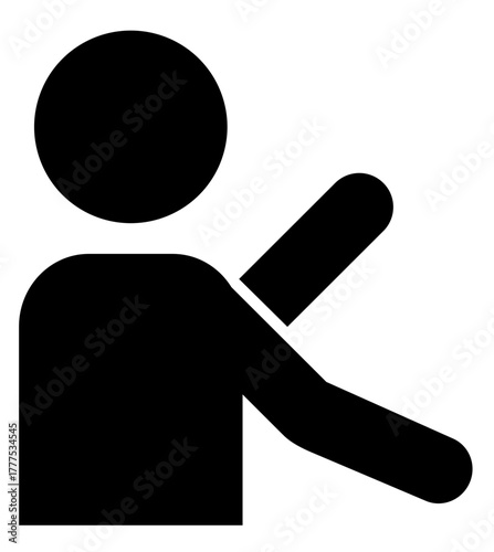 呼び止める、指さす、キャッチセールス、説明する