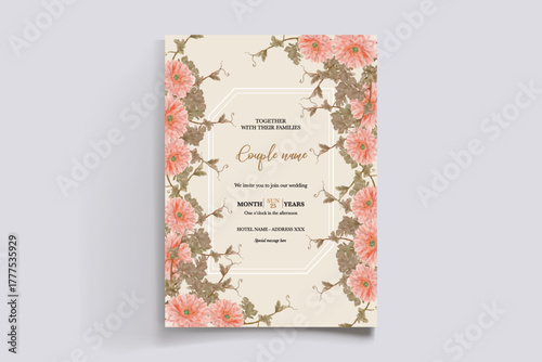 Save the date wedding invitation templates