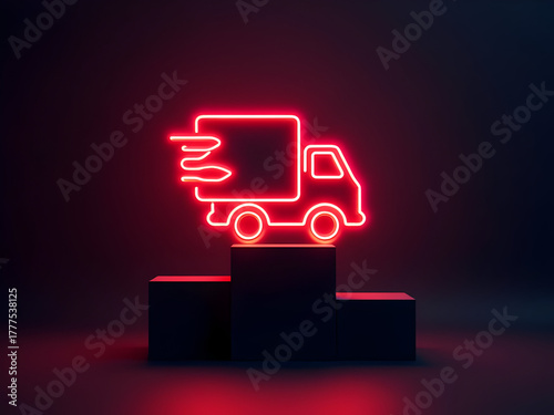 Free Shipping Neon Truck