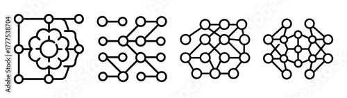 Explore different graph network topologies and structures for data visualization and analysis tools