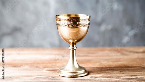 Silver Chalice with Elegant Reflection