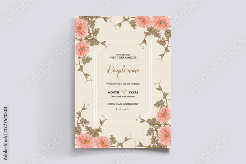 Save the date wedding invitation templates