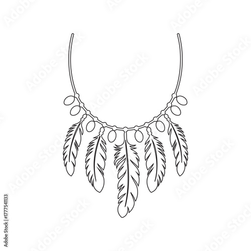 Black and White Ornate Neckline Yoke Design for Tunic or Dress