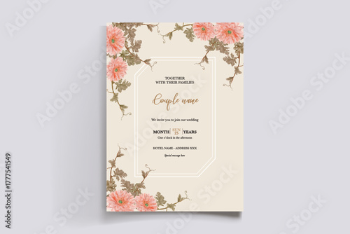 Save the date wedding invitation templates