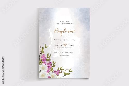 Save the date wedding invitation templates