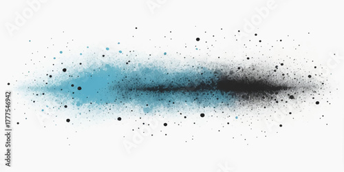 Abstract blue background texture of rain drops on a clean glass window surface