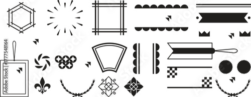 tag Horizontal Angled Hangtag Seam Beige With String And Shadow price tag Paper Label Isolated On White Background.