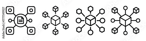 Explore data network topology diagram with nodes and connections for distributed systems design