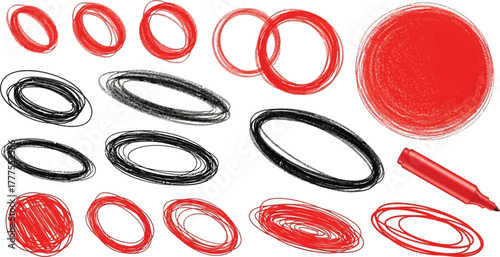 Dry paint stains brush stroke backgrounds set. Dirty artistic vector design elements, boxes, frames for text, labels, logo. Hipster stickers, paintbrush grunge stamp label backgrounds, circle frames.