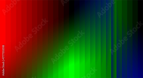 Abstract rgb color spectrum with pixelated texture and gradient effect