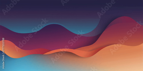Abstract colorful wave vector design illustration for water art background pattern