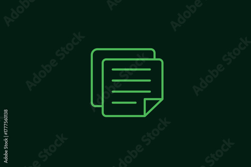 documents illustration in flat style design. Vector illustration.	
