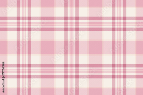 Equal tartan texture pattern, strong background seamless textile. Fit plaid check fabric vector in linen and light colors.