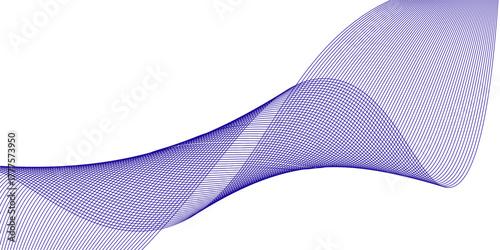 Abstract blend wave lines and technology background. Abstract white background with smooth flowing lines. Dynamic waves vector gradient line soft mesh blend.