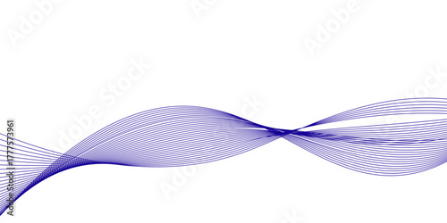Abstract blend wave lines and technology background. Abstract white background with smooth flowing lines. Dynamic waves vector gradient line soft mesh blend.