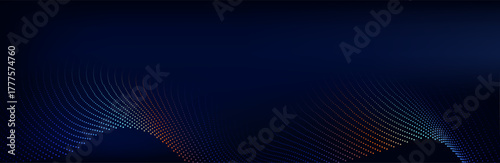 Cryptocurrency fintech network blockchain and programming concept. Science background. onnecting dots . Big data visualization and Business .Vector illustration. music wave