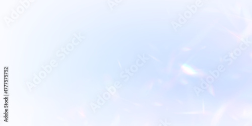 Rainbow crystal glares scatter soft colored light in all directions. Transparent overlays enhance magical and dreamy compositions. Perfect for digital art or photography. PNG