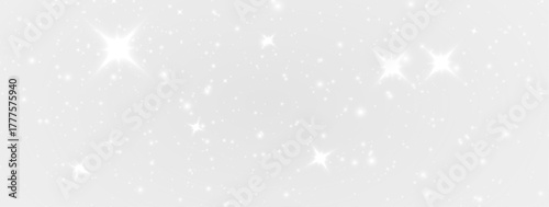 Soft sparkle dust glow particles drifting under luminous starlight background.
