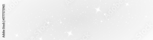 Glowing dust sparkle shimmer trail drifting through bright illumination background.
